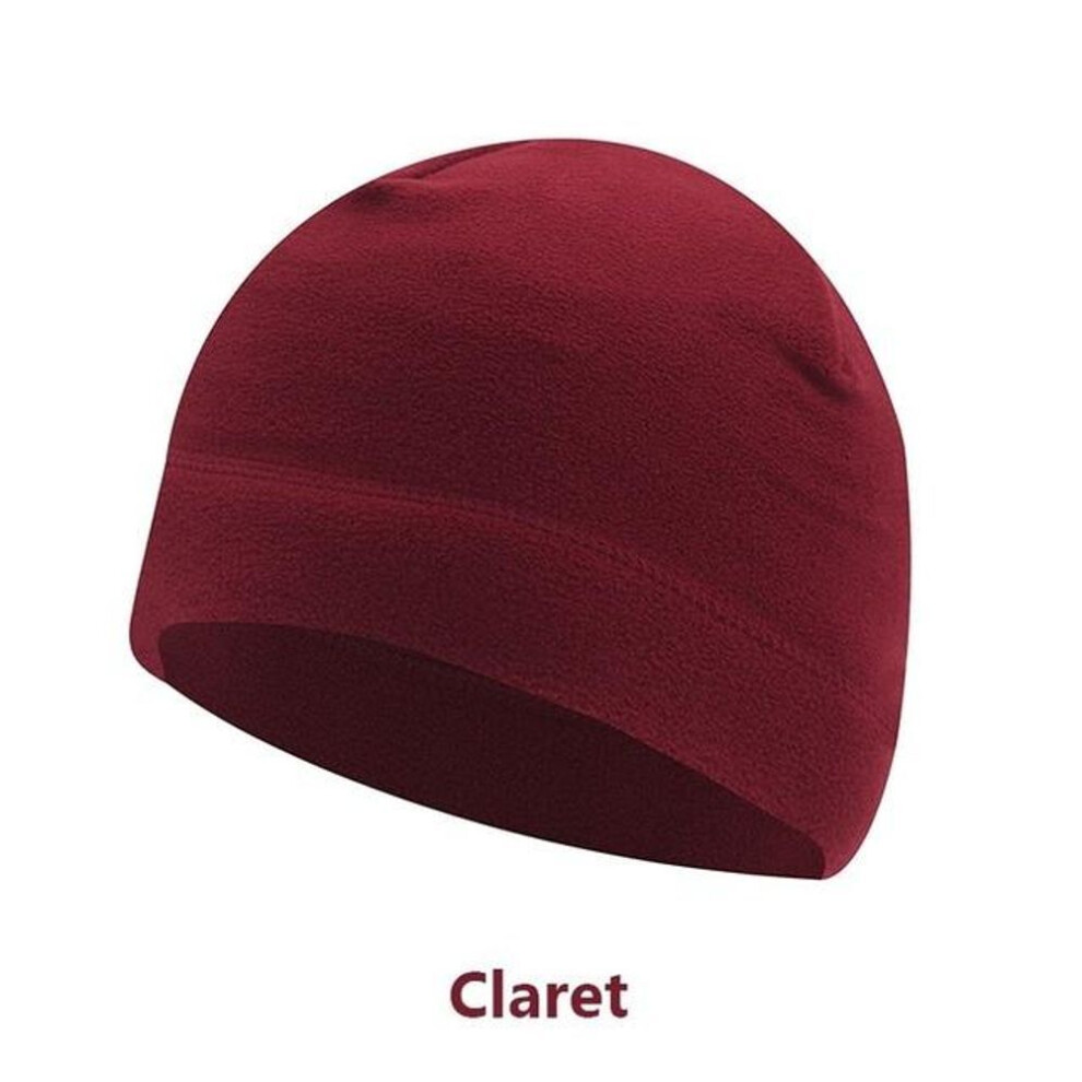 (wine red) Fleece Sports Hat for Outdoor Activities