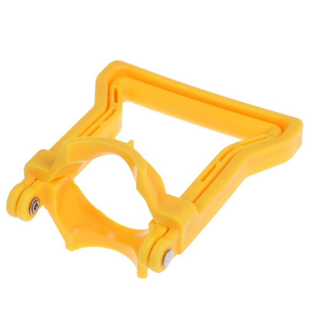 (yellow) Bottled Water Handle Energy Saving Thicker Double Pail Bucket Lifting Carrier