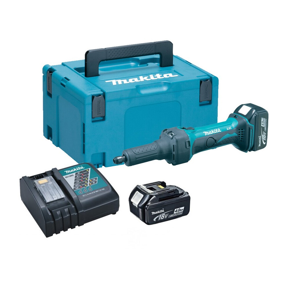 Makita DGD800RMJ 18v LXT Cordless Lithium Ion Die Grinder - 2 x 4.0ah + Makpac
