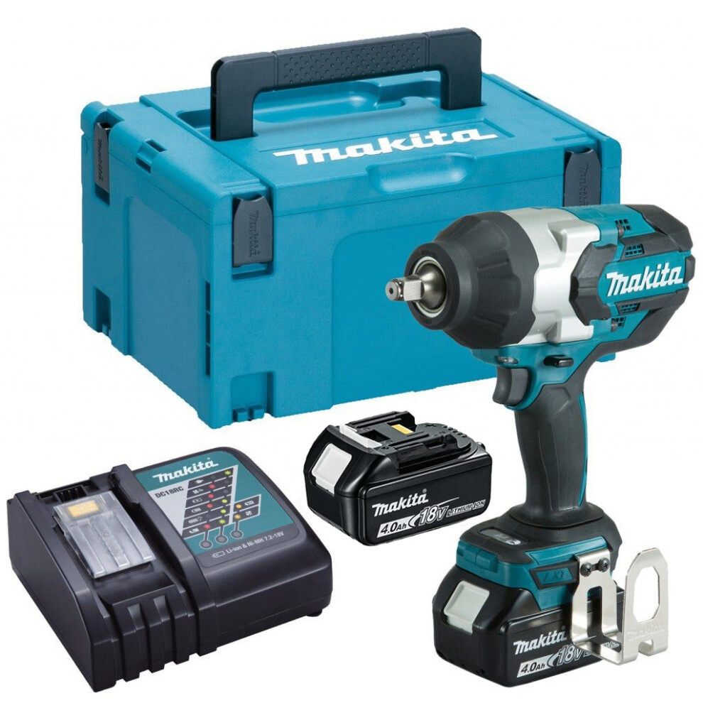 Makita DTW1002RMJ 18v LXT Brushless Impact Wrench 1/2 + 2 x 4.0ah + Makpac