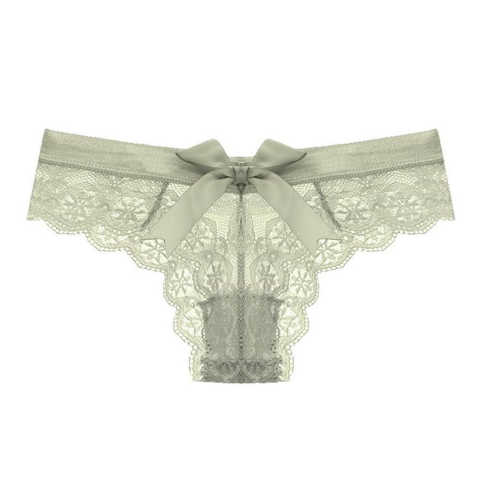(green, M) Sexy Lace Thongs Seamless Underwear