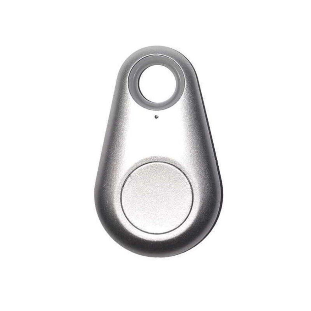 (silver) Mini Smart Mini GPS Tracking Device Tag Key For Kids Dogs Cats Wallet Luggage Locator Tracking Device Finder