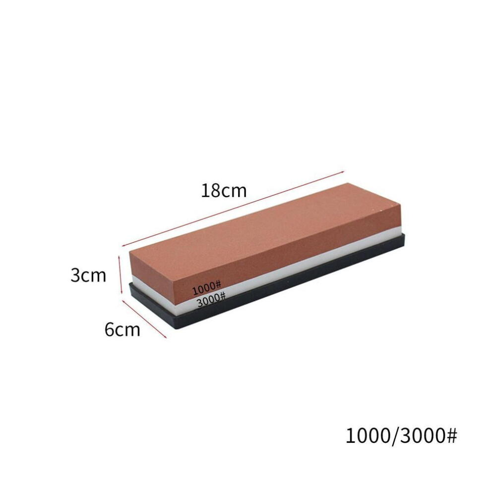 (1000/3000) 3in1 Professional Sharpening Stones Knife Sharpener Double-side Whetstone Grinder Stone Watster Stone Angle Guide