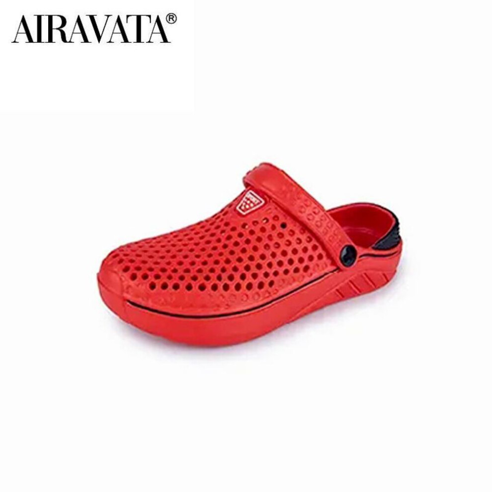 (red, 40) Men Women Slippers Home Garden Sandals Breathable Casual Sneakers Beach Shoes Aqua Slippers