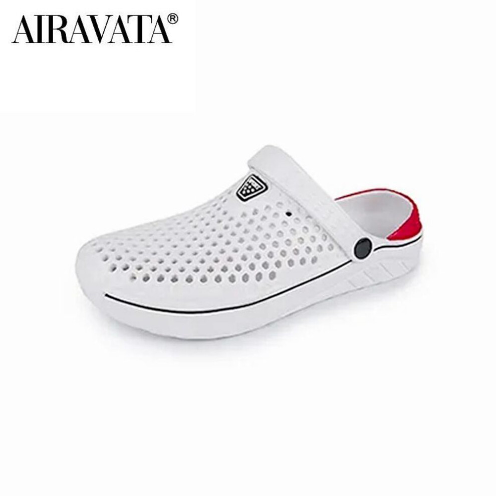 (white, 38) Men Women Slippers Home Garden Sandals Breathable Casual Sneakers Beach Shoes Aqua Slippers