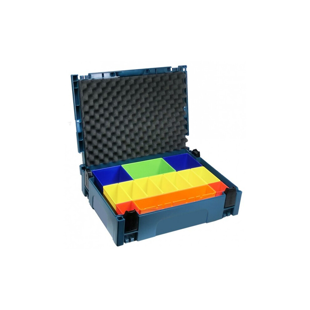 Makita MAKPAC 1 Organiser Coloured Container Stackable Tool Case Toolbox