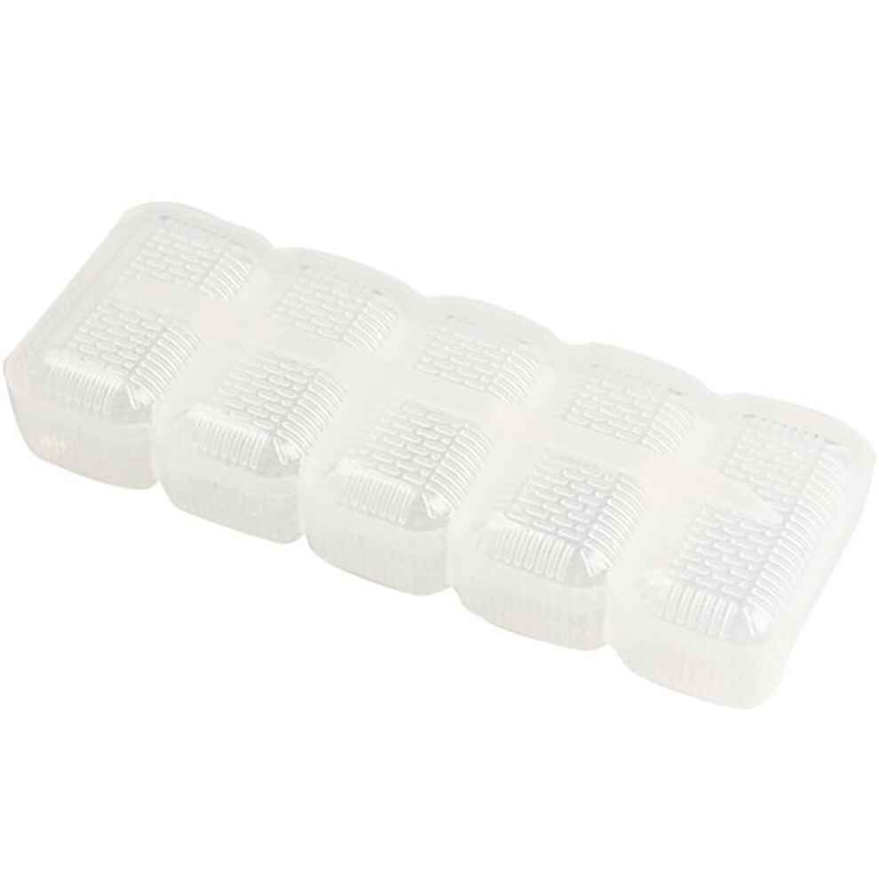(white, One Size) (nikita) Sushi Mold Rice Ball 5 Rolls Maker Non Stick Press Bento Tool