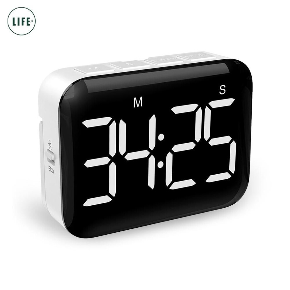 Xiaomi 3life Digital Timer 3 Fixing Methods Led Counter Alarm Remind Manual Electronic Countdown For Cooking Shower Study