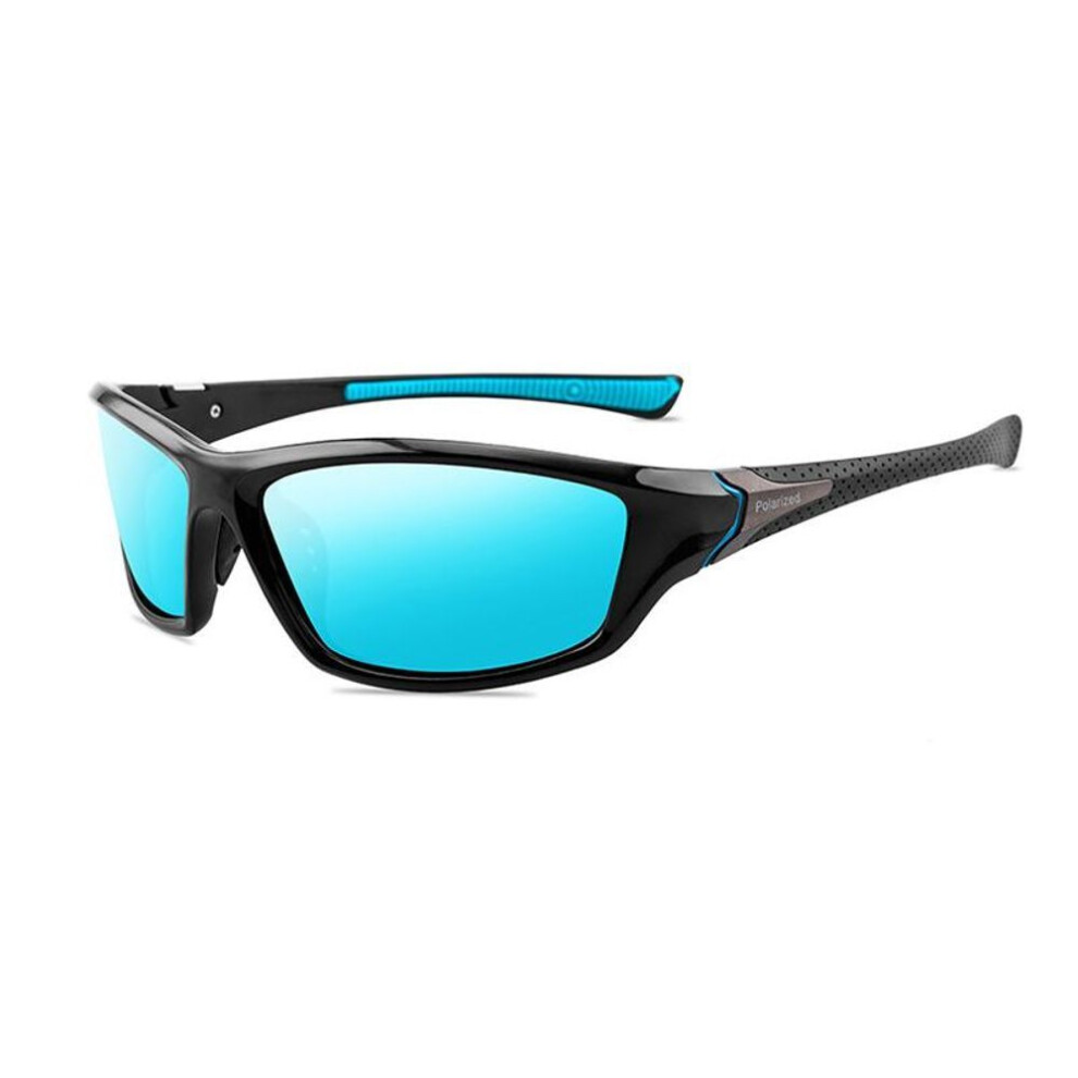 (black,blue) Vintage Mens Polarized Sunglasses Anti-glare Night Vision Driving Driver Goggles Men&apos;s Sunglasses Classic  Outdoor Sports Glasses