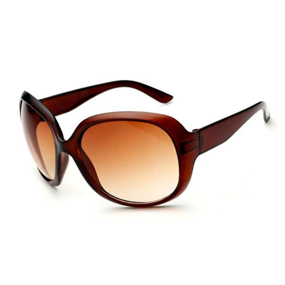 (coffee) Fashion Oversize Square Round Sunglasses Women Luxury Brand Designers Female Big Oval Sun Glasses Vintage Shades UV400