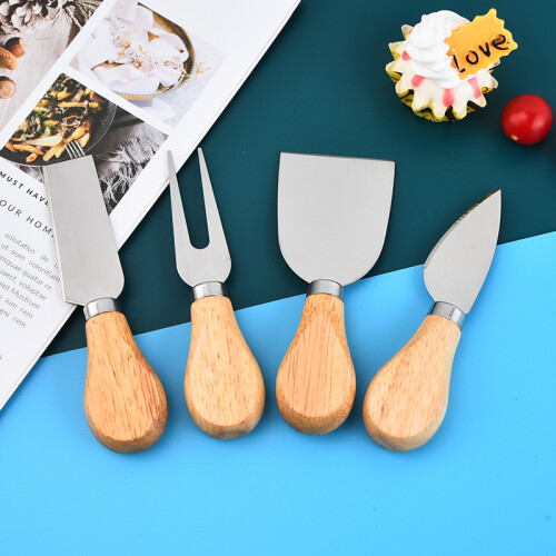 4 PCS Käsemesser aus Edelstahl 2