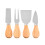 4 PCS Käsemesser aus Edelstahl 1