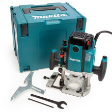Makita RP2303FCJ 240v 1/2" Plunge Router Variable Speed Straight Guide + Makpak
