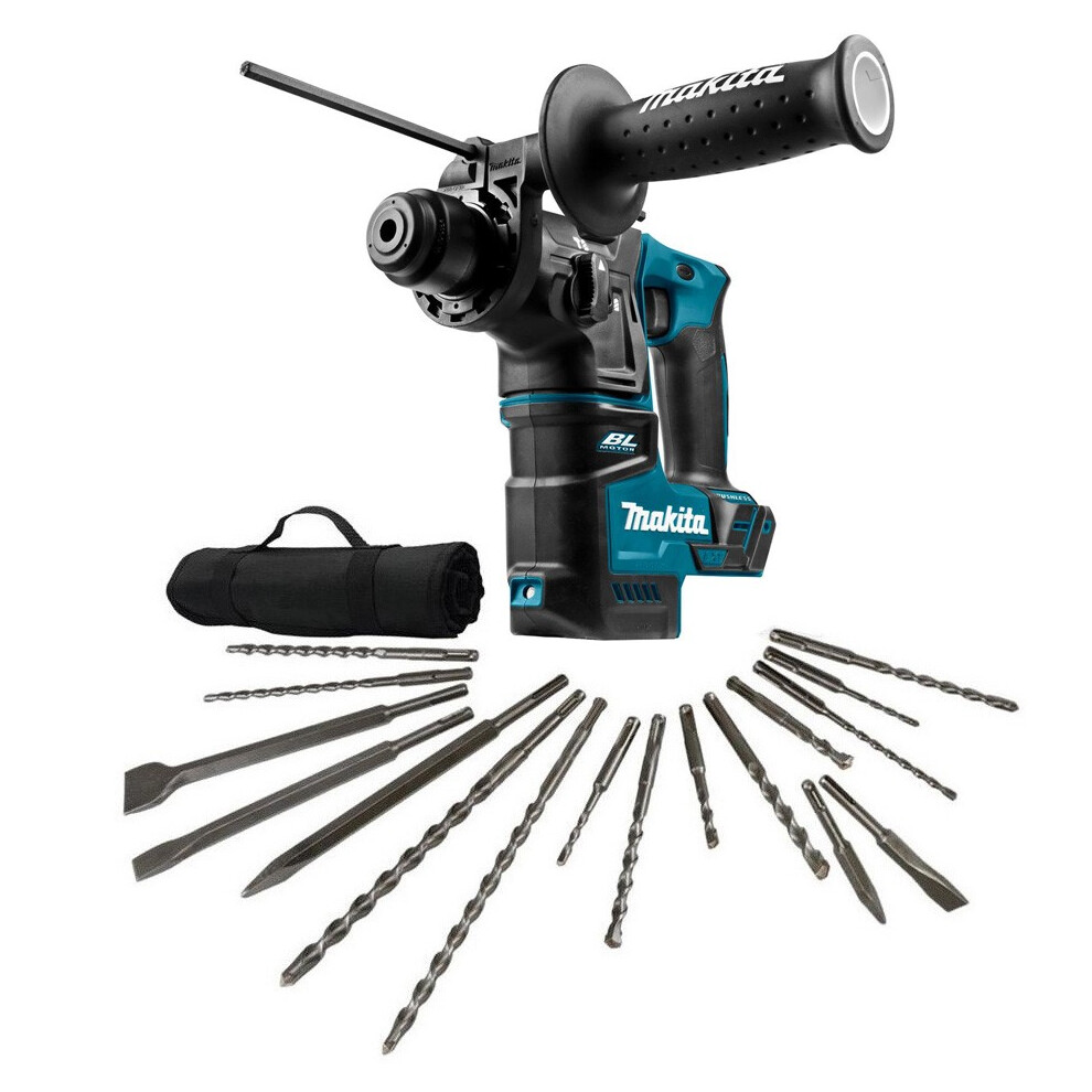 Makita DHR171Z 18V Cordless Brushless SDS Plus Rotary Hammer Drill Bare +17 Bits