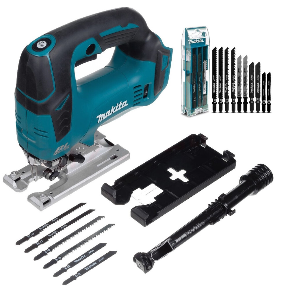 Makita DJV182Z 18v LXT Brushless DC Motor Top Handle Jigsaw Bare 16 Mixed Blades