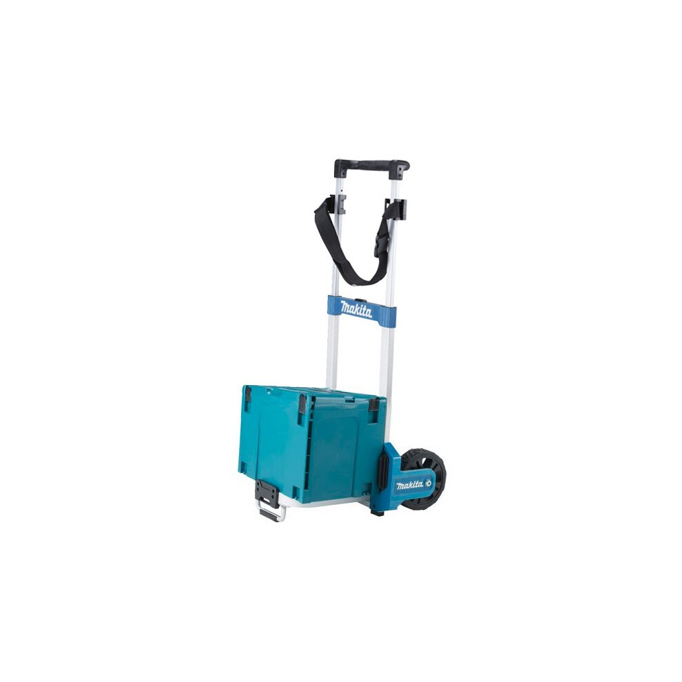 Makita Foldable MakPac Case Trolley Sack Truck with Belt + Deep Makpac 3 Case