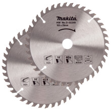 2x Makita D-03349 Circular Saw Blade 165 X 20 40 Teeth Suit DSS611 DSS610 DHS680