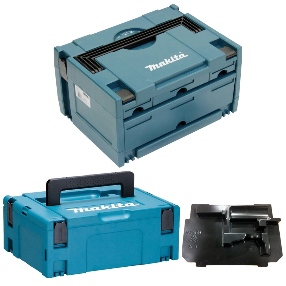 Makita P-84311 MAKPAC 4 Drawer Stacking Connector Tool Case TYPE 3 + 2 + Inlay