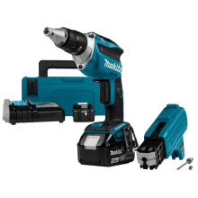 Automatische schroefmachine MAKITA DFS452TJX2 - 18V Li-Ion 5Ah - 5x25 tot 55mm - 55Nm