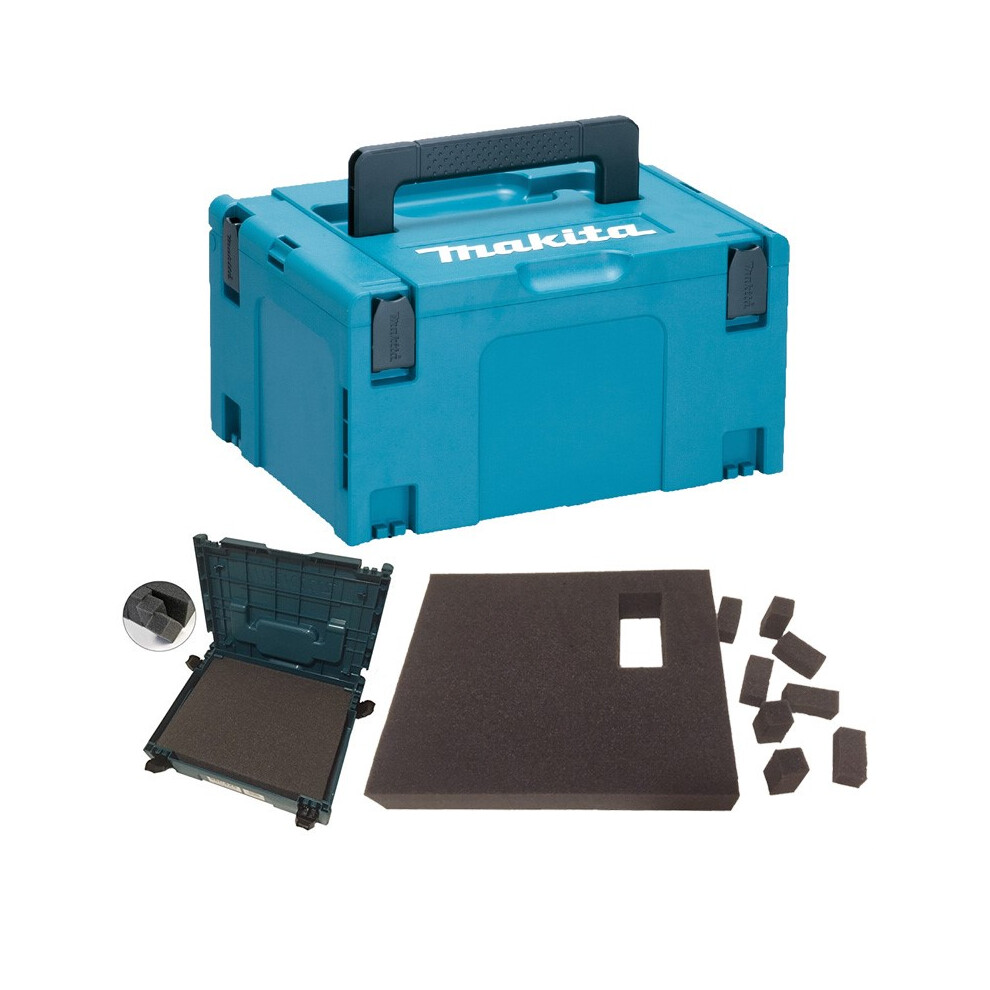 Makita MAKPAC Stacking Connector Tool Case Systainer TYPE 3 + Foam Insert