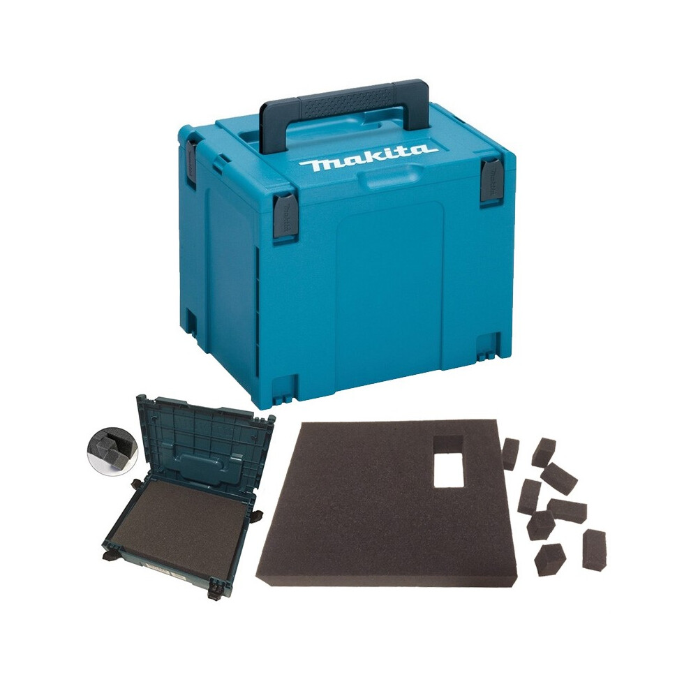 Makita MAKPAC Stacking Connector Tool Case Systainer TYPE 4 + Foam Insert