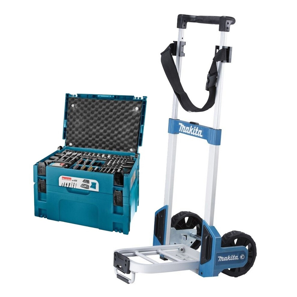 Makita Foldable MakPac Case Trolley Sack Truck + Makpac Cases + Accessories
