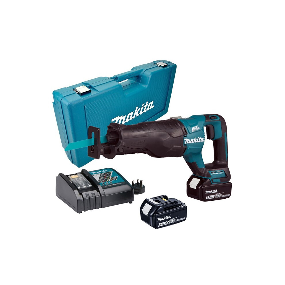 Makita DJR187RME 18v LXT Brushless Reciprocating Sabre Saw - 2 x 4.0ah Batteries