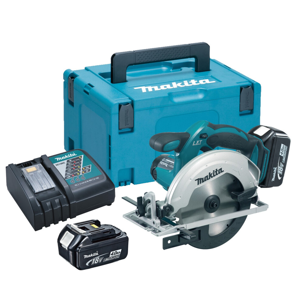 Makita DSS611RMJ 18V LXT Lithium Ion 165mm Circular Saw - 2 x 4.0ah Batteries