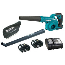 Makita DUB185 LXT 18v Li-Ion Leaf Blower Vacuum + 2 x 3.0ah Batteries + Bag
