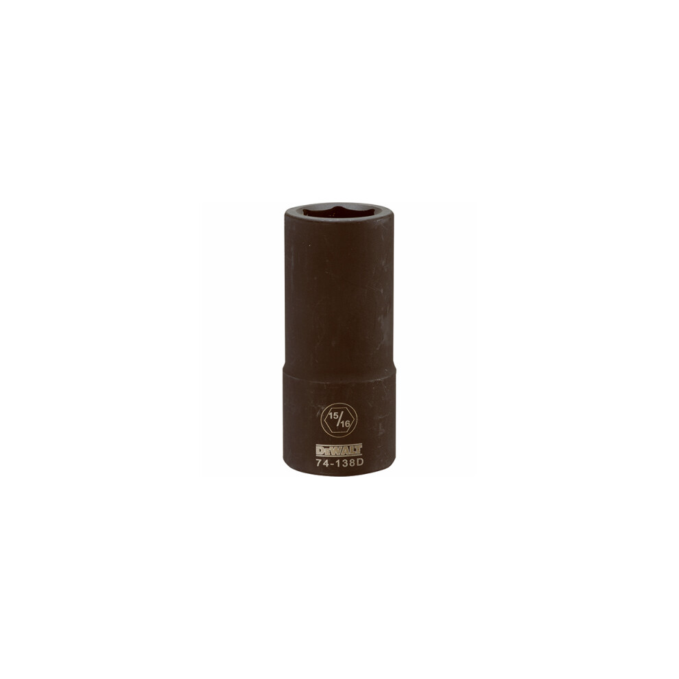 SAE Deep Impact Socket, 6-Point, 3/4-In. Drive, 15/16-in. DWMT74138OSP