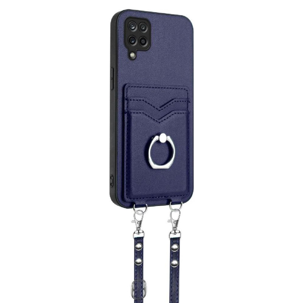(Blue) Compatible Case For Samsung Galaxy A12 Accurate Incision High Quality Kickstand Function Unique Blue 764549437047