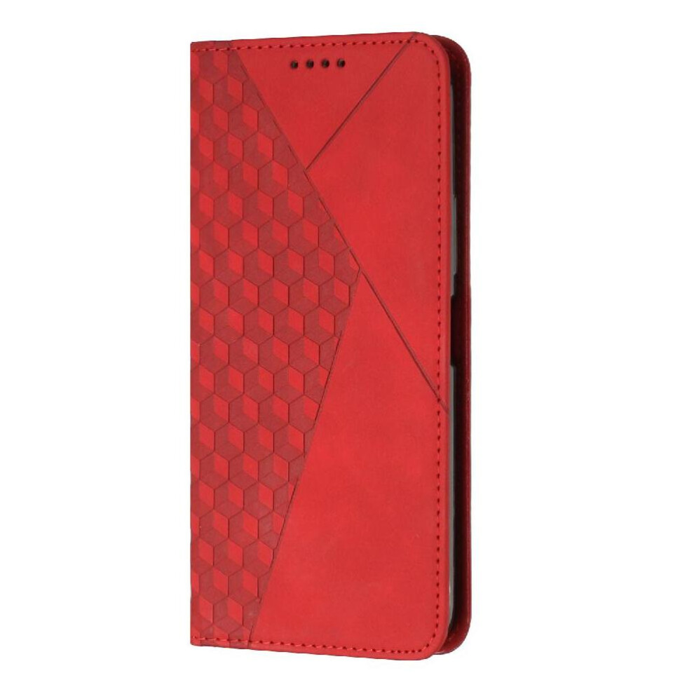 (Red) Flip Case For Iphone 16E Kickstand Pu Leather Card Insertion Wallet Red 764549438167