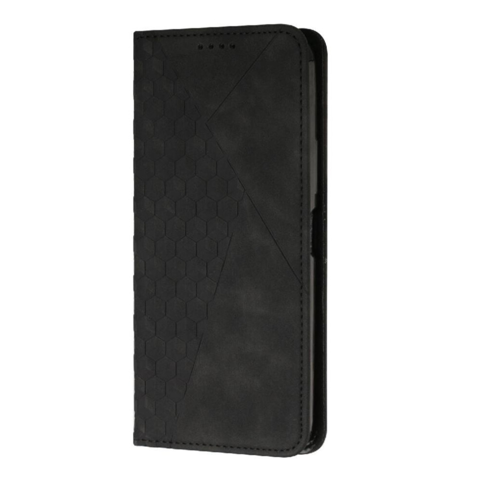 (Black) Flip Case For Iphone 16E Kickstand Pu Leather Card Insertion Wallet Black