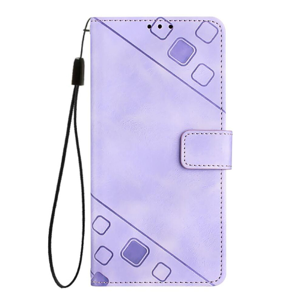 (Purple) Case For Iphone 16E Card Holder Magnetic Leather Wallet Flip Cover Purple 764549438402