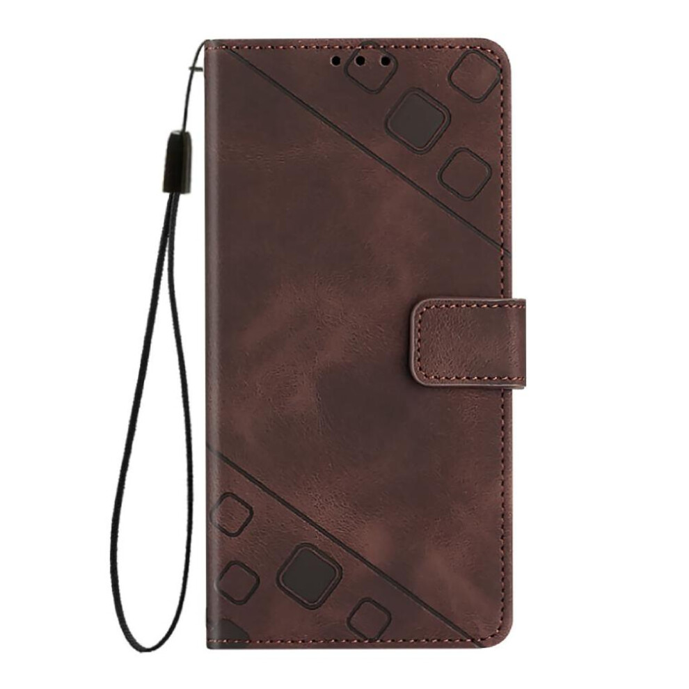 (Brown) Case For Iphone 16E Card Holder Magnetic Leather Wallet Flip Cover Brown 764549438440