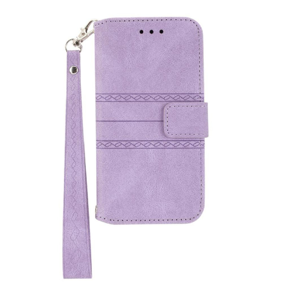 (Purple) Flip Case For Iphone 16E Kickstand Pu Leather Wallet Case Magnetic Closure Shockproof Protective Purple 764549438686