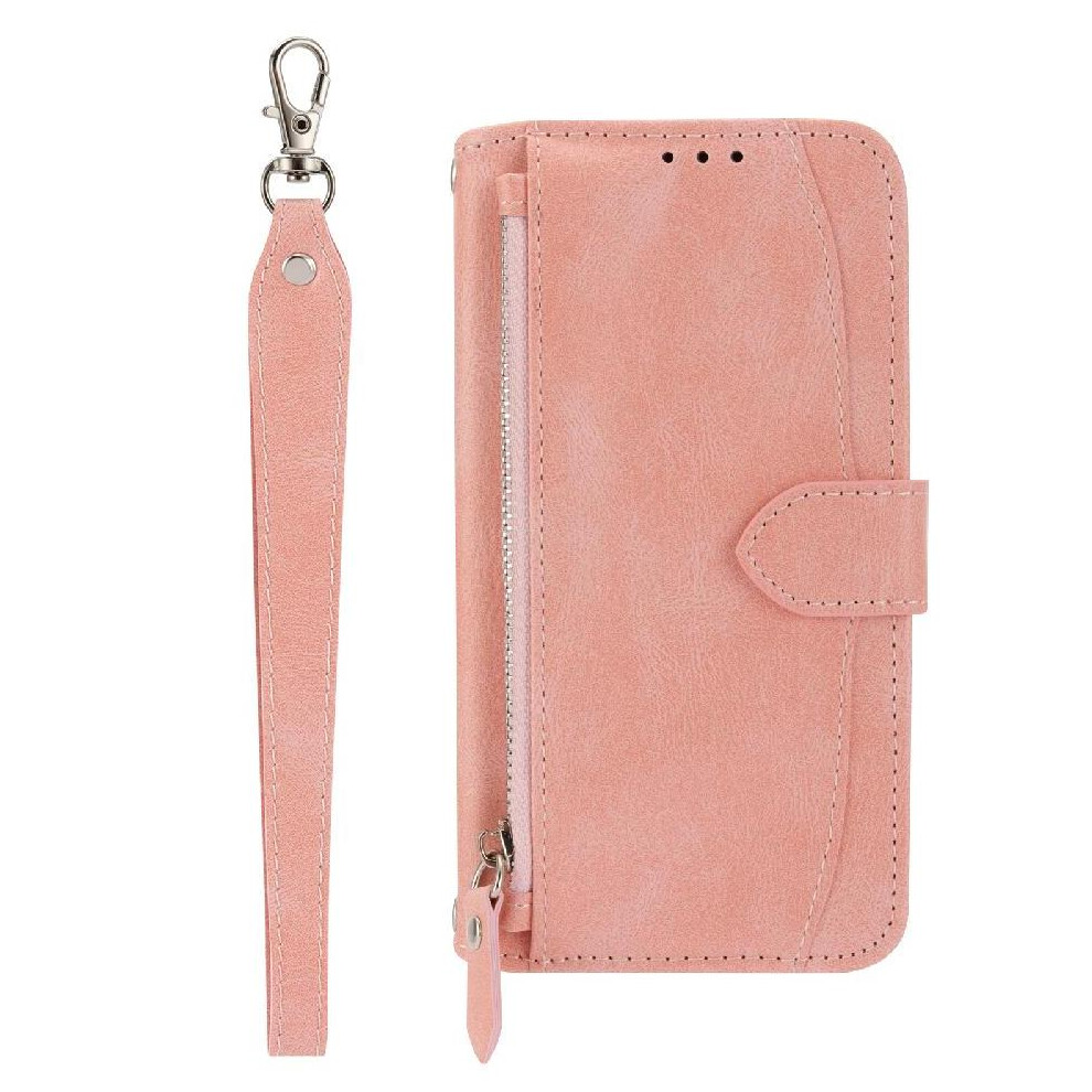 (Pink) Flip Case For Iphone 16E Magnetic Closure Pu Leather Anti Scratch Kickstand Card Holder Pink 764549438808