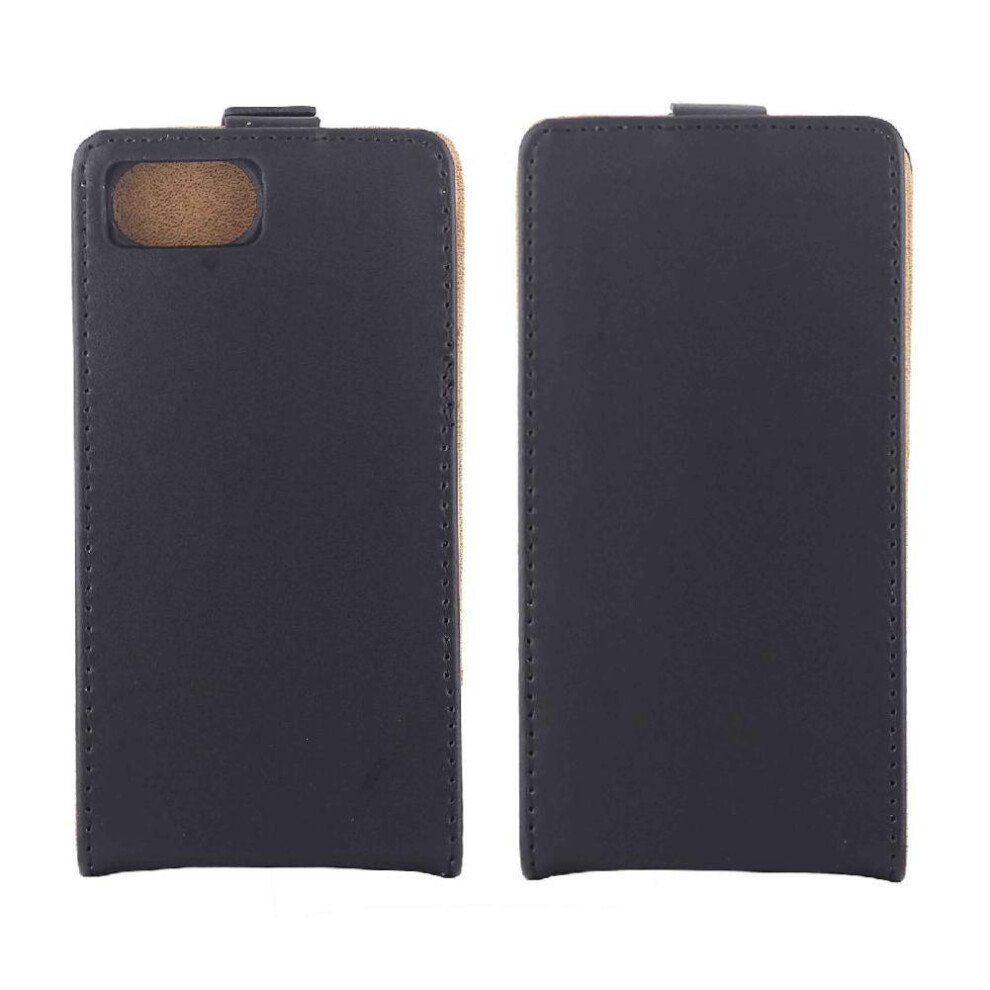 (Black) Vertical Flip Case For Iphone 16E Tpu Leather Business Style Protective Cover Card Slot Black 764549440481