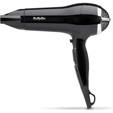 BaByliss Power Smooth Hair Dryer, Powerful and Lightweight, 2400W Fast Drying, Ionic for Frizz-Control, 3 Heat & 2 Spee