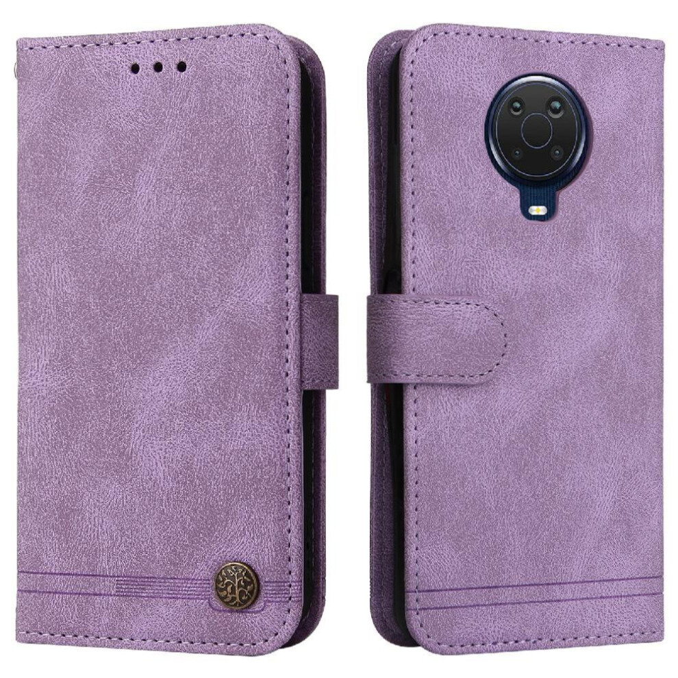 (Purple) Case For Nokia G10 Card Slot Holders Leather Protective Cover Purple 764549443000