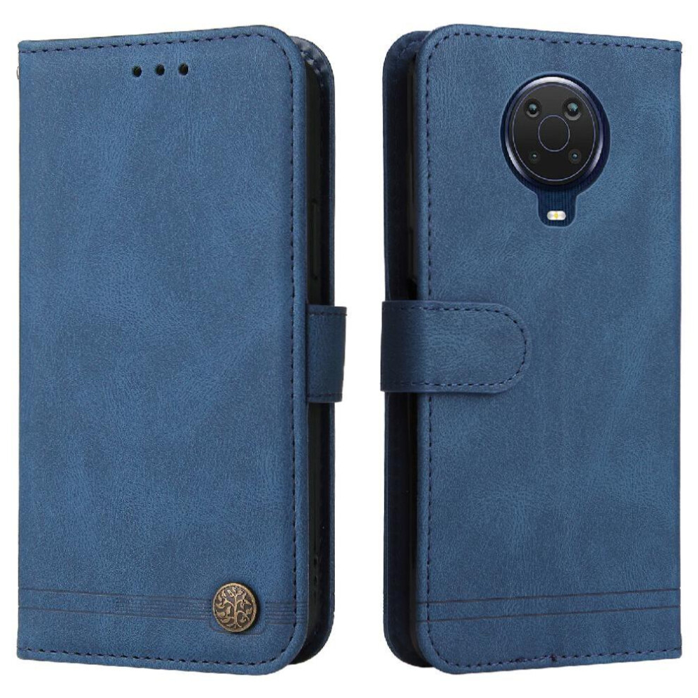(Blue) Case For Nokia G10 Card Slot Holders Leather Protective Cover Blue 764549443031