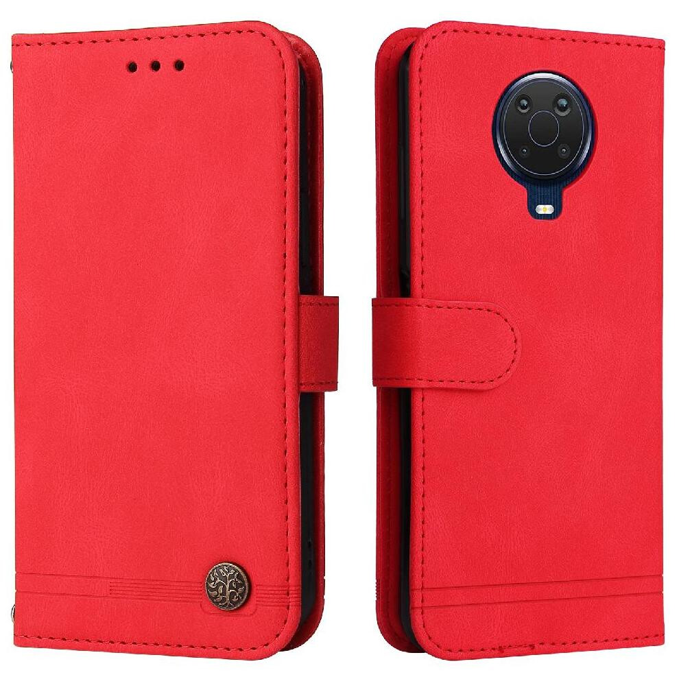 (Red) Case For Nokia G20 Protective Cover Card Slot Holders Leather Red 764549443048