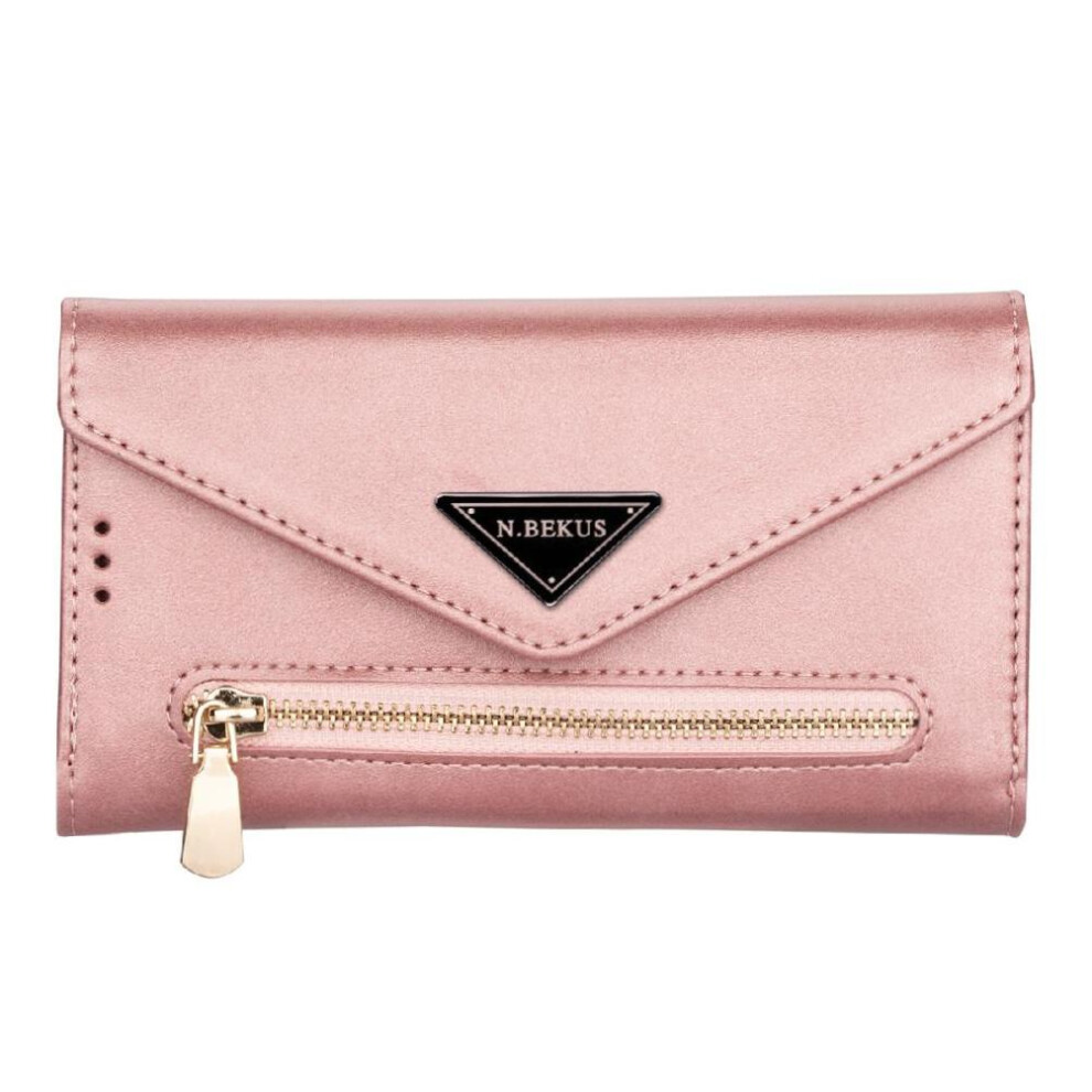 (Rose ) Zipper Pocket Case For Huawei P30 Kickstand Crossbody Strap Shockproof Protective Cover Wrist Strap Gold 764549444106