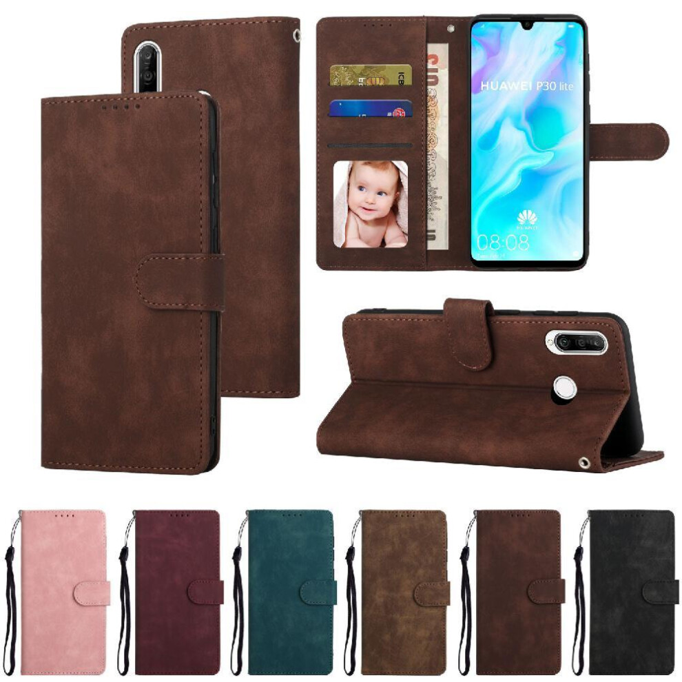 (C1 ) Flip Case For Huawei P30 Lite Wallet Flip Premium Shockproof 764549446384
