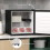 Homcom HOMCOM 35L Tabletop Freezer with Adjustable Temperature Wire Shelf Silver 3