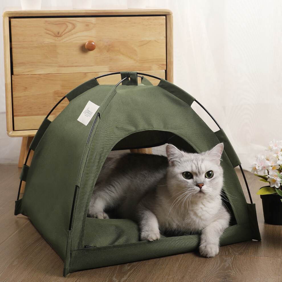 Cat Tent Cat Cave Beds Cat Bed House Pet Bed Tent for Indoor Outdoor Cat House Detachable Breathable Kitten Bed Tent