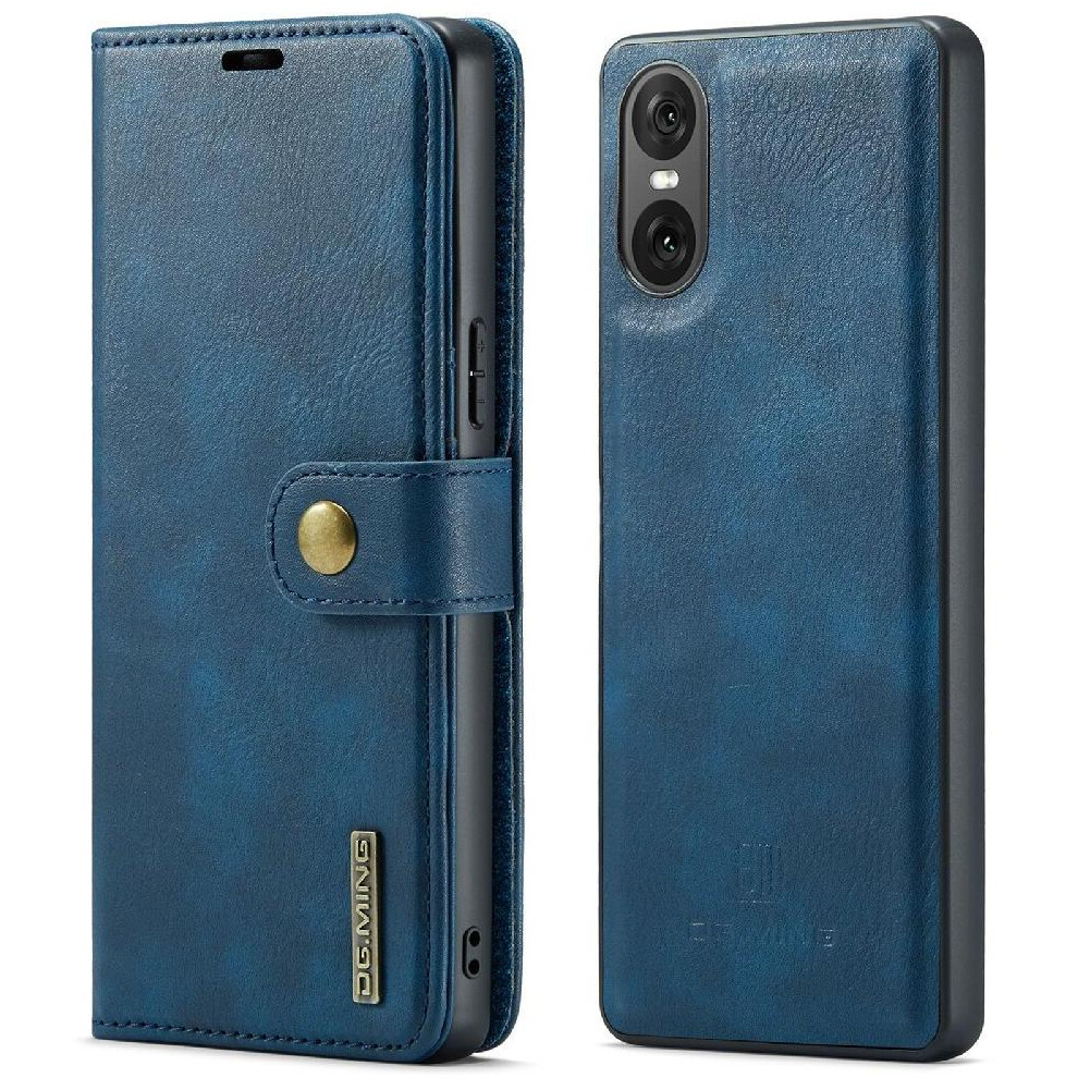 (Blue) Wallet Case For Sony Xperia 10 Vi Card Slots Magnetic Protective Pu Leather Flip Kickstand Blue 764549449538