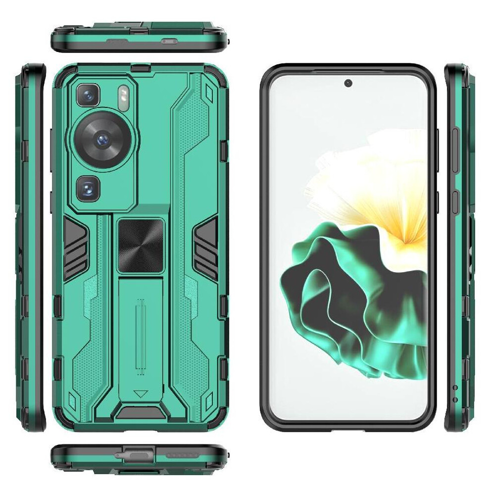 (Green) Case For Huawei P60/P60 Pro Anti-Scratch Kickstand Shockproof Protective Cover Strong Magnetic Attraction Green 764549449620