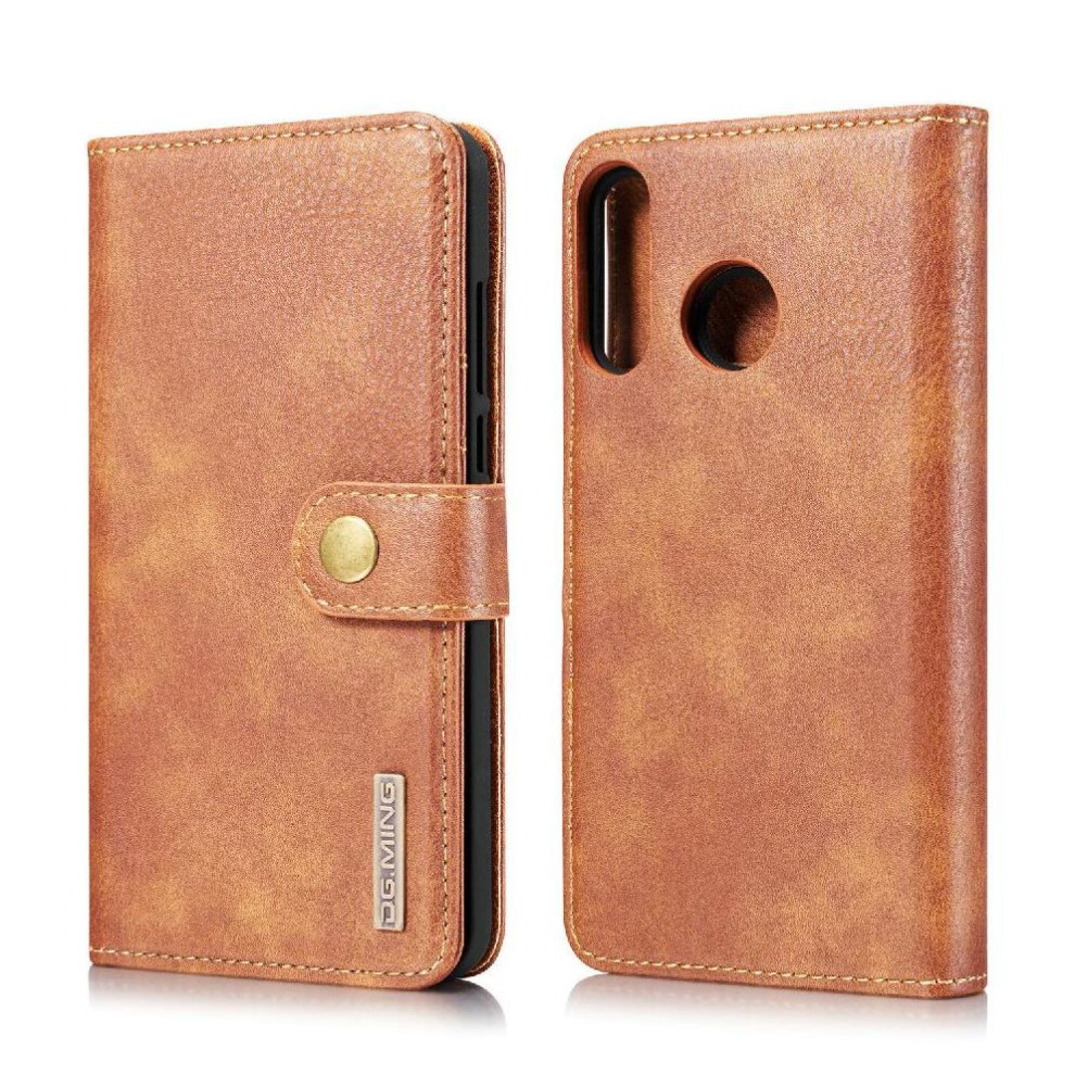 (Brown) Wallet Case For Huawei P30 Lite Pu Leather Magnetic Protective Flip Kickstand Card Slots Brown 764549449866