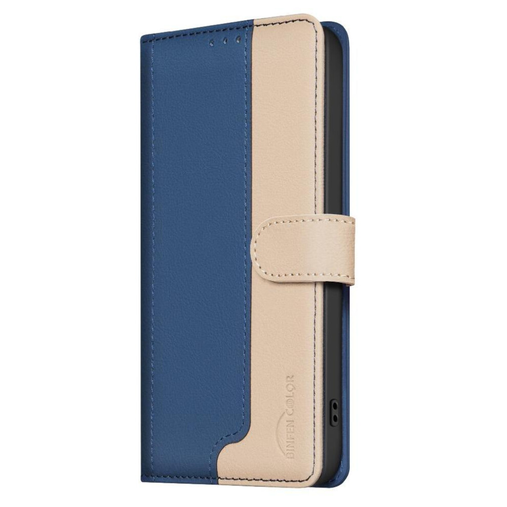 (Blue) Flip Case For Honor X7a Flip Folio Card Slots Holder Kickstand Rfid Blocking Shockproof Tpu Inner Shell Blue 764549453054